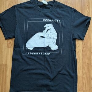 Grumpster-Underwhelmed album Promo Tee.